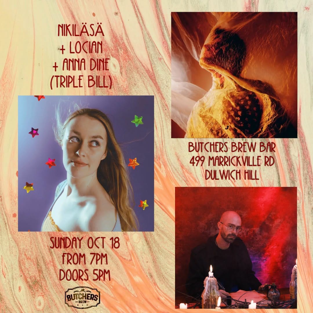 Nikiläsä + Locian + Anna Dine: Triple Bill