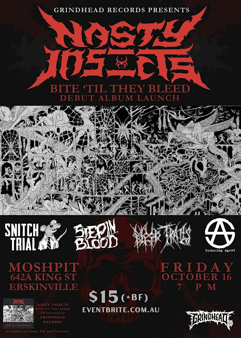 Nasty Insects: ‘Bite ’Til They Bleed’ Album Launch